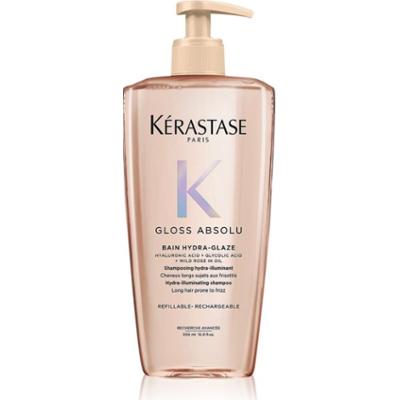 Kérastase Gloss Absolu Bain Hydra-Glaze szampon do nabłyszczania i zmiękczania włosów 500 ml