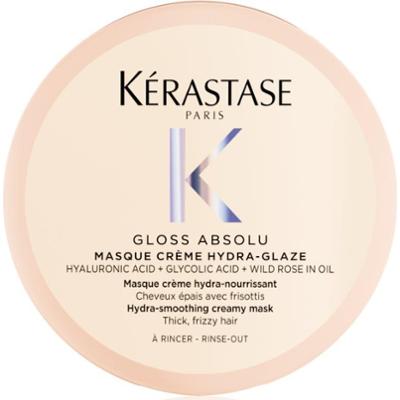 Kérastase Gloss Absolu Masque Créme Hydra-Glaze maska do włosów do włosów nieposłusznych i puszących się 75 ml