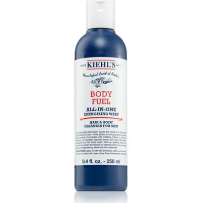 Kiehl's Body Fuel All-in One Energizing Wash szampon i żel pod prysznic do wszystkich rodzajów skóry, też wrażliwej dla mężczyzn 250 ml