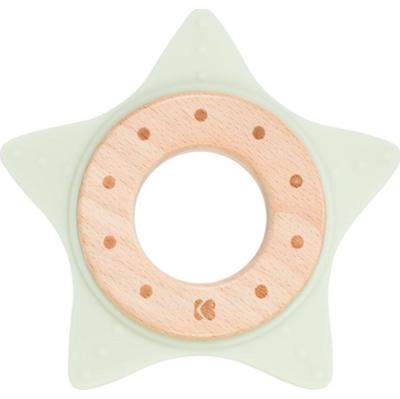 Kikkaboo Silicone and Wood Teether Star gryzak Mint 1 szt.