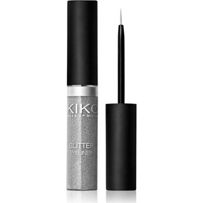 KIKO Milano Glitter Eyeliner długotrwały eyeliner w żelu odcień 02 Silver 4.5 ml