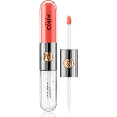 KIKO Milano Unlimited Double Touch długotrwała szminka w płynie z połyskiem odcień 114 Orange Red 6 ml