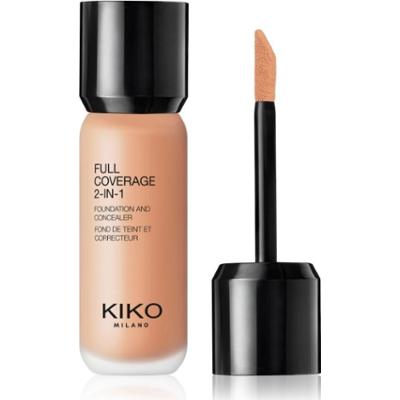 KIKO Milano Full Coverage 2-In-1 podkład i korektor 2 w 1 odcień 50 Warm Rose 25 ml