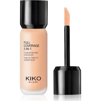 KIKO Milano Full Coverage 2-In-1 podkład i korektor 2 w 1 odcień 35 Neutral 25 ml