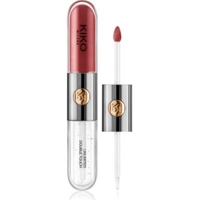 KIKO Milano Unlimited Double Touch długotrwała szminka w płynie z połyskiem odcień 104 Sangria 6 ml