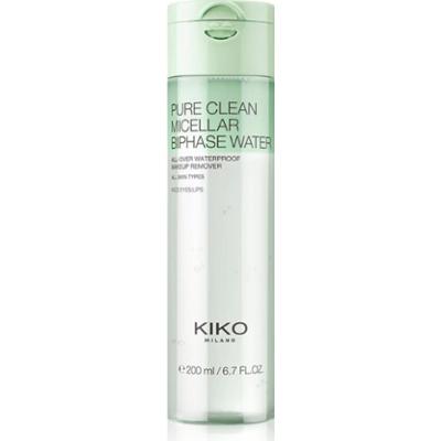 KIKO Milano Pure Clean Micellar Biphase Water dwufazowy płyn micelarny do twarzy i okolic oczu 200 ml