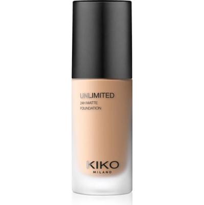 KIKO Milano Unlimited 24H Matte długotrwały podkład matujący z kwasem hialuronowym odcień 6 NG Neutral Gold 30 ml