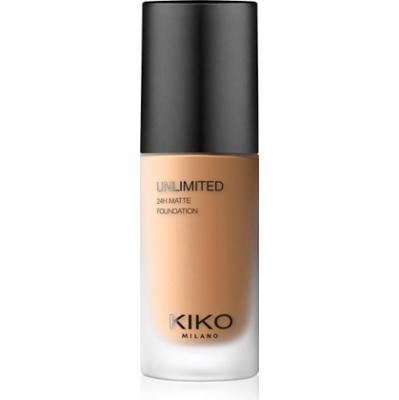 KIKO Milano Unlimited 24H Matte długotrwały podkład matujący z kwasem hialuronowym odcień 8 NG Neutral Gold 30 ml