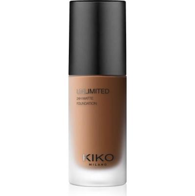 KIKO Milano Unlimited 24H Matte długotrwały podkład matujący z kwasem hialuronowym odcień 9.5 NG Neutral Gold 30 ml