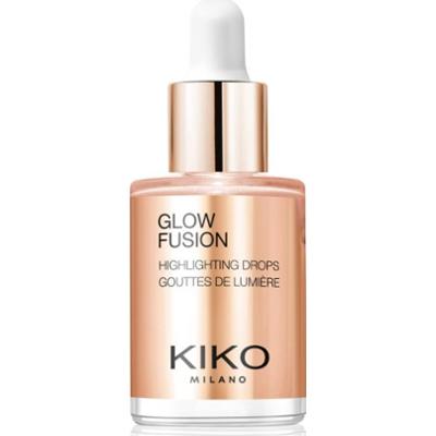 KIKO Milano Glow Fusion Highlighting Drops płynny rozjaśniacz do twarzy odcień 02 Sweet Dreams 9.5 ml