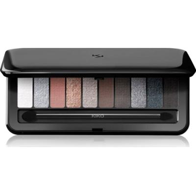 KIKO Milano Soft Nude paleta 10 cieni do powiek z pędzelkiem odcień 03 Cool Shades 7.5 g
