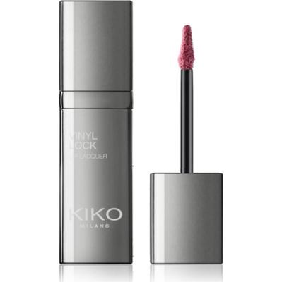 KIKO Milano Vinyl Lock długotrwała szminka w płynie z wysokim połyskiem odcień 04 Taste Of Mauve   4 ml