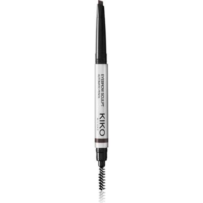 KIKO Milano Eyebrow Sculpt automatyczna kredka do brwi ze szczotką odcień 06 Blackhaired 0.25 g