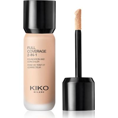 KIKO Milano Full Coverage 2-In-1 podkład i korektor 2 w 1 odcień 10 Neutral Rose 25 ml