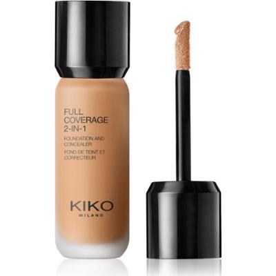 KIKO Milano Full Coverage 2-In-1 podkład i korektor 2 w 1 odcień 100 Neutral Gold 25 ml