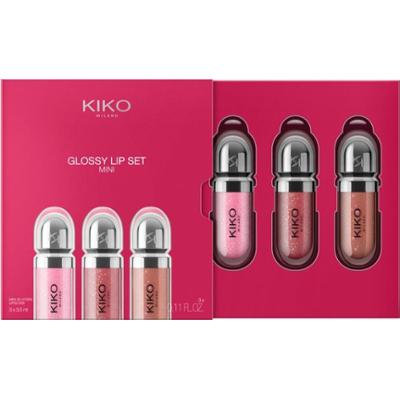 KIKO Milano Glossy Lip Set Mini zestaw błyszczyków opakowanie mini