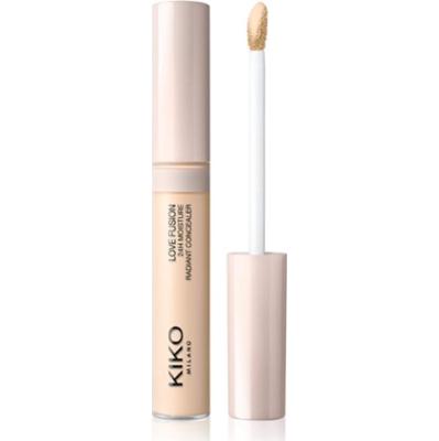 KIKO Milano Love Fusion 24H Moisture Radiant Concealer długotrwały korektor o działaniu nawilżającym odcień 02 Light Sand 8 ml