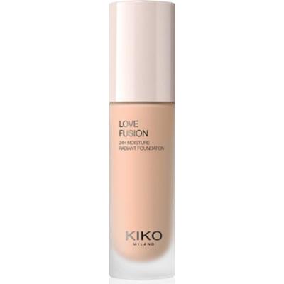 KIKO Milano Love Fusion 24H Moisture Radiant Foundation długotrwały podkład w kremie o działaniu nawilżającym odcień 5 Warm Rose 30 ml