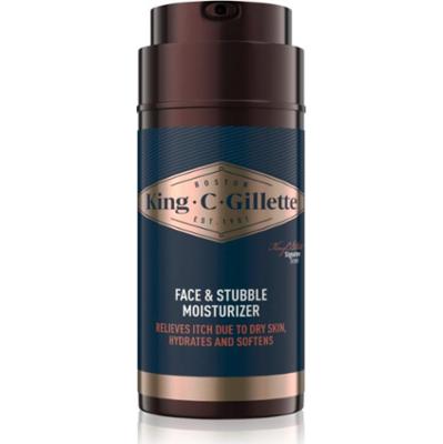 Gillette King C. Face & Stubble Moisturizer nawilżający krem do twarzy i brody dla mężczyzn 100 ml