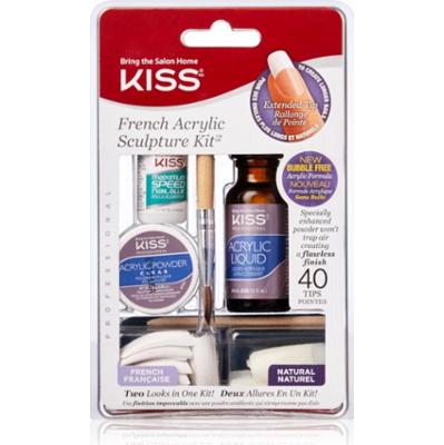 KISS French Acrylic Sculpture Kit zestaw do francuskiego manicure 40 szt.