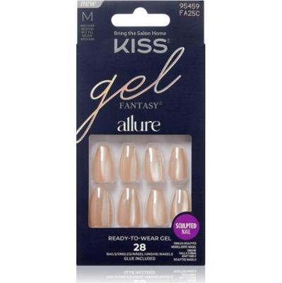 KISS Gel Fantasy Allure sztuczne paznokcie MoonBeam 28 szt.
