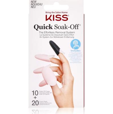 KISS Quick Soak-Off Remover Caps zestaw do paznokci 30 szt.