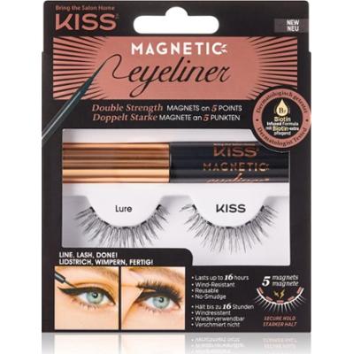 KISS Magnetic Eyeliner & Eyelash Kit rzęsy magnetyczne 01 Lure 1 para