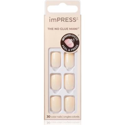 KISS imPRESS The No Glue Mani Short sztuczne paznokcie Point Pink 30 szt.