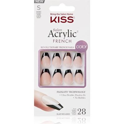 KISS Acrylic French Color sztuczne paznokcie Flame 28 szt.