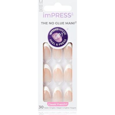KISS imPRESS The No Glue Mani sztuczne paznokcie samoprzylepne Everlasting 30 szt.