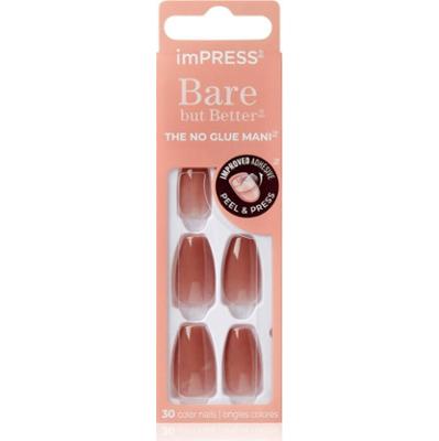 KISS imPRESS Bare but Better sztuczne paznokcie samoprzylepne Flare 30 szt.