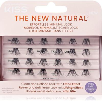 KISS The New Natural Effortless Minimal Look kępki rzęs bez węzełków Trio 02 24 szt.