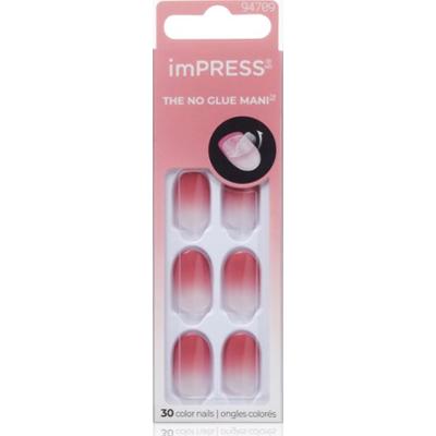 KISS imPRESS The No Glue Mani sztuczne paznokcie samoprzylepne Beat The Heat 30 szt.