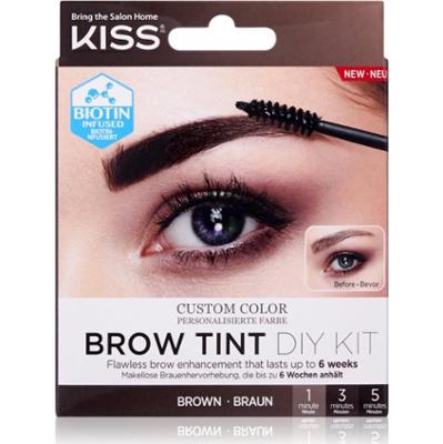 KISS Brow Tint DIY Kit farbka do brwi odcień Brown 20 ml