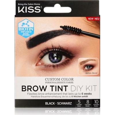 KISS Brow Tint DIY Kit farbka do brwi odcień Black 20 ml