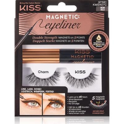 KISS Magnetic Eyeliner & Eyelash Kit rzęsy magnetyczne 07 Charm 1 para