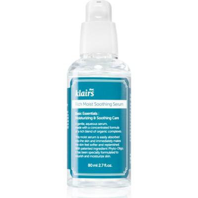 Klairs Rich Moist Soothing Serum serum kojące do twarzy o działaniu nawilżającym 80 ml