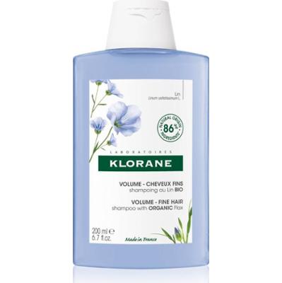 Klorane Flax Fiber Bio szampon do włosów cienkich i przyklapniętych 200 ml