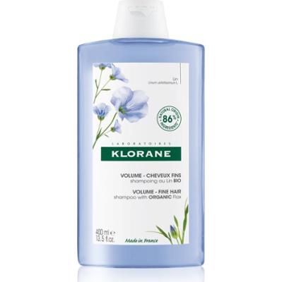 Klorane Flax Fiber Bio szampon do włosów cienkich i przyklapniętych 400 ml