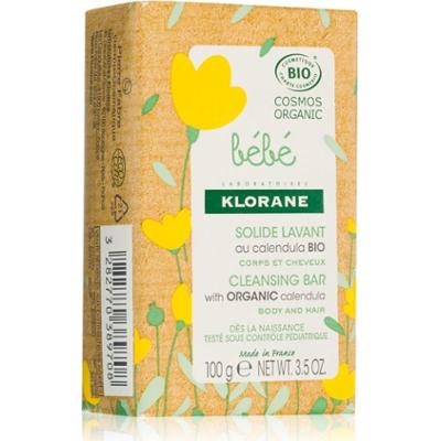 Klorane Bébé Calendula delikatne mydło z nagietkiem lekarskim 100 g