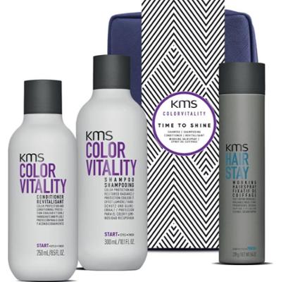 KMS Color Vitality Time to Shine zestaw upominkowy do włosów farbowanych