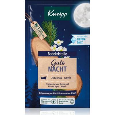 Kneipp Good Night relaksująca sól do kąpieli Swiss Stone Pine & Balsam Torchwood 60 g