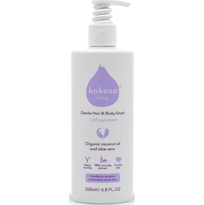 Kokoso Baby Kids żel do mycia ciała i włosów nieperfumowany dla dzieci 200 ml