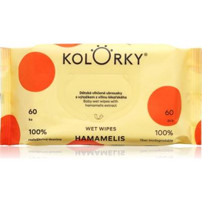 Kolorky Wet Wipes Hamamelis delikatne nawilżane chusteczki dla dzieci 60 szt.
