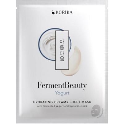 KORIKA FermentBeauty Hydrating Face Sheet Mask with Fermented Yogurt and Hyaluronic Acid maska nawilżająca w płacie ze sfermentowanym jogurtem i kwase