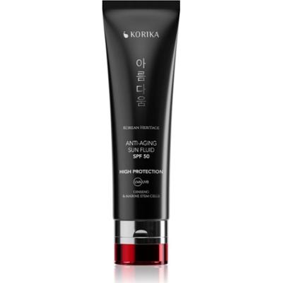 KORIKA Korean Heritage Ginseng & Marine Stem Cells Anti-aging Sun Fluid SPF 50 fluid ochronny przeciw starzeniu się skóry SPF 50 50 ml