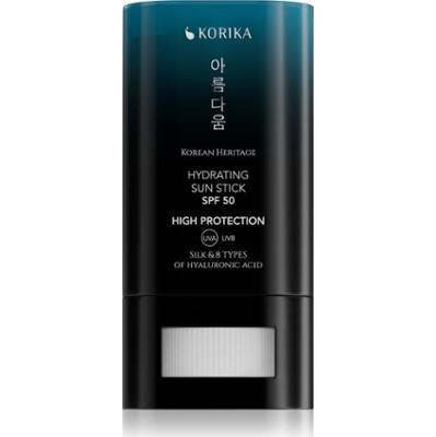 KORIKA Korean Heritage Silk & 8 Types of Hyaluronic Acid Hydrating Sun Stick SPF 50 sztyft do opalania SPF 50 20 g