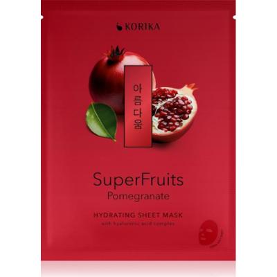 KORIKA SuperFruits Pomegranate - Hydrating Sheet Mask maska nawilżająca w płacie 25 g