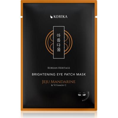 KORIKA Korean Heritage Brightening Eye Patch Mask Jeju Mandarine & Vitamin C maseczka rozjaśniająca do okolic oczu 2 szt.