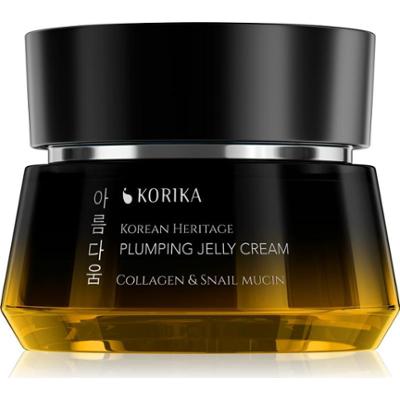KORIKA Korean Heritage Collagen & Snail Mucin Plumping Jelly Cream krem odmładzający z kolagenem 50 ml